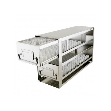 Cole Parmer Freezer Drawer Rack for 15ml Tubes, 80x15ml 181500